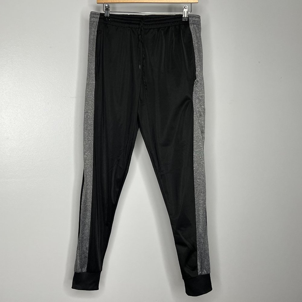 Game time men's gray and black workout joggers